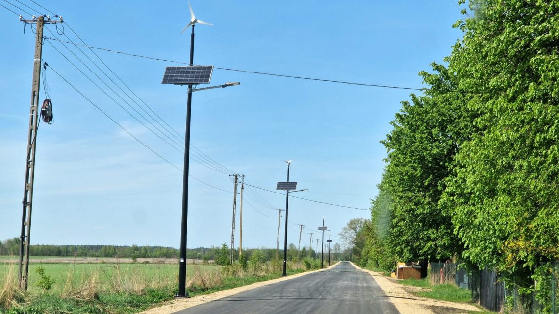Zakończyły się prace przy budowie drogi Lubowierz – Dominiczyn i oświetlenia obydwu miejscowości