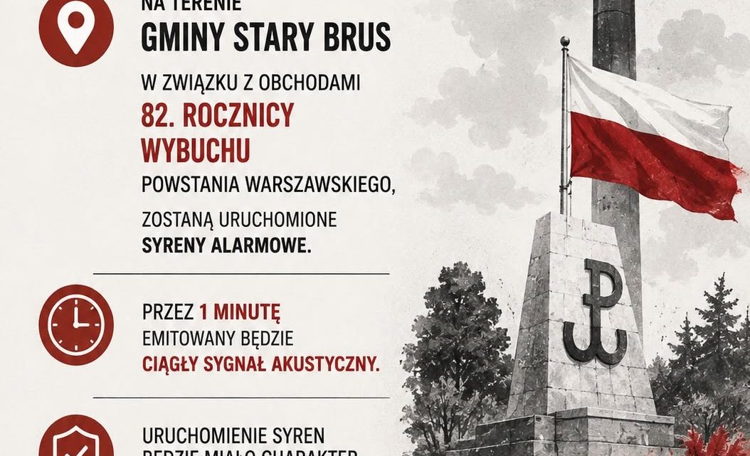 Uruchomienie syren alarmowych 1 sierpnia